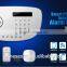 SSG new english language gsm burglar home alarm system wireless with english language APP/SMS control/Voice prompt/LCD display