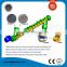 Manganese steel inclined screw conveyor feeder cement silo use