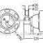 2016 swimming pool wate single Rotor Nozzle Jets for spa accessory