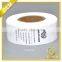 Fabric Clothing Garment Labels, Printed Content Labels, Fabric Wash Care Labels