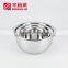 NEW Stainless Steel Bowls Set,3Pieces,Colored Basins Set,20CM/24CM/28CM,with/no lid