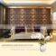 Eco-Friendly Feature And Home Theater Use Faux Leather Wall Panel Moonwave II