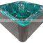 Jet whirlpool bathtub with tv Royal big water cabacity hydro massage spa pool
