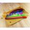 4 Colors PU leather Makeup Brushes Pens Cosmetic Bag For Women pencil Case