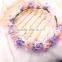 Bride beautiful colorful flower floral hairband headband, flower bride crown