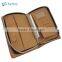 Custom a5 PU leather notebook cover with logo press