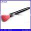 8 piece wood handle nylon hair black cosmetic brush set