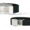 rubber engrave id bracelet metal clasp silicone id bracelet