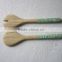 Bamboo spoon with different design, full color and size