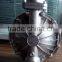chamical industry the stainless steel Santoprene diaphragm air duplex pump for PYDRAUL and seawater