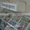 Practical customized multi-tier library magazine/newspaper display
