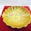 Wedding gift item brass gold plated bowl for return gift and home decoration