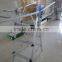 Vivinature aluminum multipurpose clothe rack with 3 steps ladder