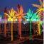 SJ201791202 artificial LED lights palm tree corative lighted palm trees for outdoor