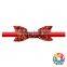 Kids Fashion headwrap Sparkly bow headband