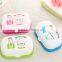 new creative portable plastic soap holder box with draining tray