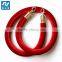1.5 Meter black velvet rope with gold hook for crowd control barrier