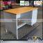 Factory price cheap steel office furniture metal desk thailand/ metal desk with 3 drawers