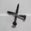 Philip head black drywall self tapping screw with phosphate coating in all lengths