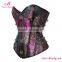 Fashion Jacquard Clasps Overbust Sexy Slimming Waist Steampunk Corset