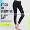 New pattern fashion design gym women leggings yoga pants