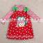 Christmas boutique hot sale penguin applique girl gift outfit