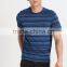 MGOO Slim Fit Horizontal Stripe T-shirts For Men Custom Short Sleeve T Shirt With Pocket