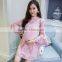 2017 Spring fashion lady lace dress autumn women formal maternity dress with flare sleeve