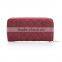 2017 Luxury Fashion Women Wallet Long Purse Bueatiful Flower Embossing Zipper Woman Leather Purse