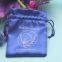 Hot Sale Fashion Custom Gift Drawstring Satin Pouches with Logo Printed
