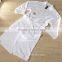 Good Quality White Unisex Velvet Velour Terry Hotel Bathrobe With Embroidered Logo