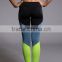 Wholesale 3 Colors Full length Yoga Fitness Pants Contrast Leggings For Women