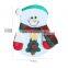Christmas Decoration Kitchen Tableware Holder Pocket Knife Fork Spoon Lovely Santa Claus Snowman Elk Cutlery Bag