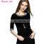 Women's Classic Half Sleeve 0-Neck Pullover Sweater Autumn Knitwear Top