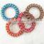 Heart Print Telephone Cord Line Hair Ties Wholesale
