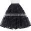 Belle Poque Women Black vintage Crinoline Petticoat Underskirt for vintage retro dresses BP000177-1