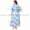 Floral Kaftan Caftan Long Dress Cotton Beach Cover Up Sleepwear Maxi Gown Indian