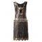 BestDance BestDance NEW STYLE GATSBY VINTAGE CHARLESTON SEQUIN FLAPPER LATIN FRINGE DRESS