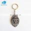 Custom made high end 3D metal keychain souvenir keyring 3D key chain trolley coin holder