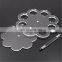 8 holes Acrylic Cake Ice Cream Display Holder Racks, Candy Shelf Transparent Display stand Kids Birthday Party Buffet Decor