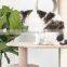 High-end 140cm height tall cloth cat climbing tree frame sisal cat scratching tree with cat nest