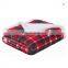 100% polyester sherpa flannel blanket two sides brushed cozy fleece throw