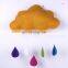 Colorful Felt Cloud Shape hanging with customize size