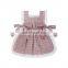Newest Newborn Clothings Children Infant Boutique quadrille lace top and pants Cotton Baby Girls Clothes Set