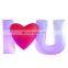 Inflatable Decoration Inflatable Alphabet Letter Shape Blow Up Lighted LOVE Balloon for Wedding