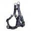 Wholesale step in Graffiti customized pattern with logo pet harness simple design adjustable dog harness