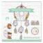 Customization Warm Wall Hanging Home Decor DIY Craft Supplies hand knitting toy Handmade  Dream Catcher with Feathers