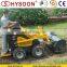 hysoon mini skid steer loader mini loader compact loader with mini tiller,rotary tiller