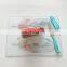 Colored Plume Patterns Tempered Glass Kitchen Chopping Board Easy To Clean And Dry