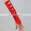 Instyles Wedding Bride Party Flower Pearl Lace Stretch Satin Long Fingerless Gloves Ivory